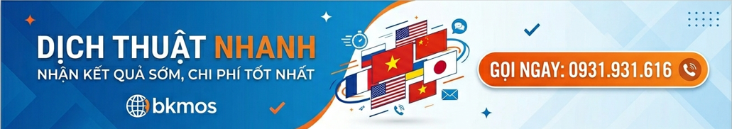 Dịch thuật Bkmos