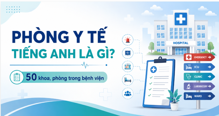 Phòng y tế tiếng anh là gì