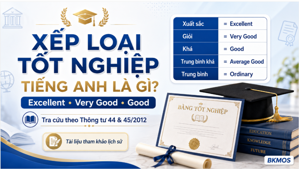 Xếp loại tốt nghiệp trong tiếng anh