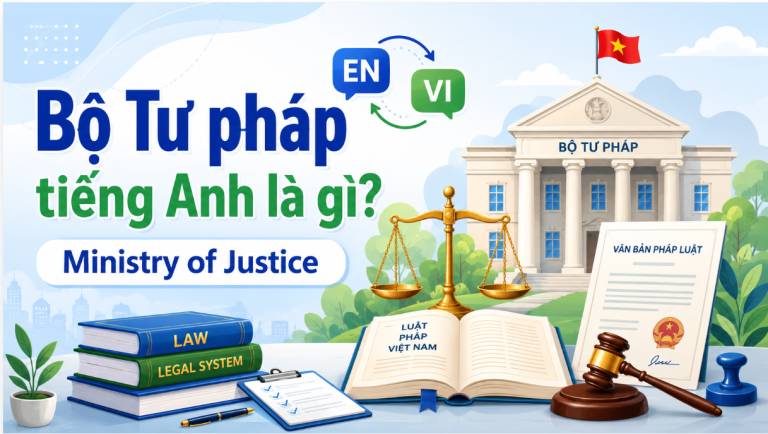 Bộ tư pháp tiếng anh là gì