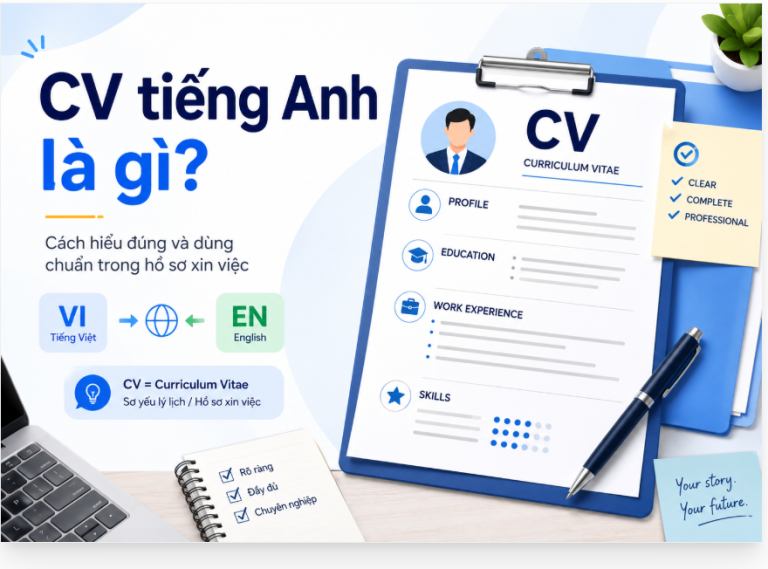 CV tiếng Anh là gì