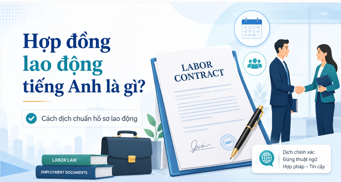 Hợp đồng lao động tiếng anh là gì