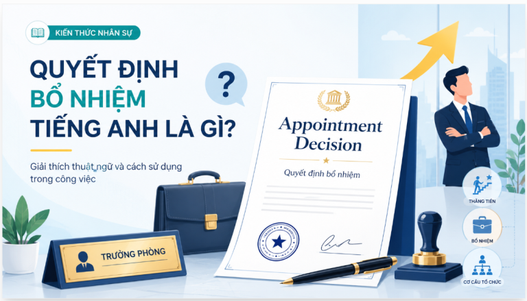 Quyết Định bổ nhiệm tiếng Anh là gì