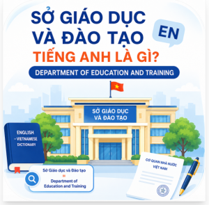 Sở giáo dục và đào tạo tiếng Anh là gì