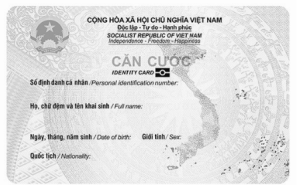 Thẻ CCCD mặt trước