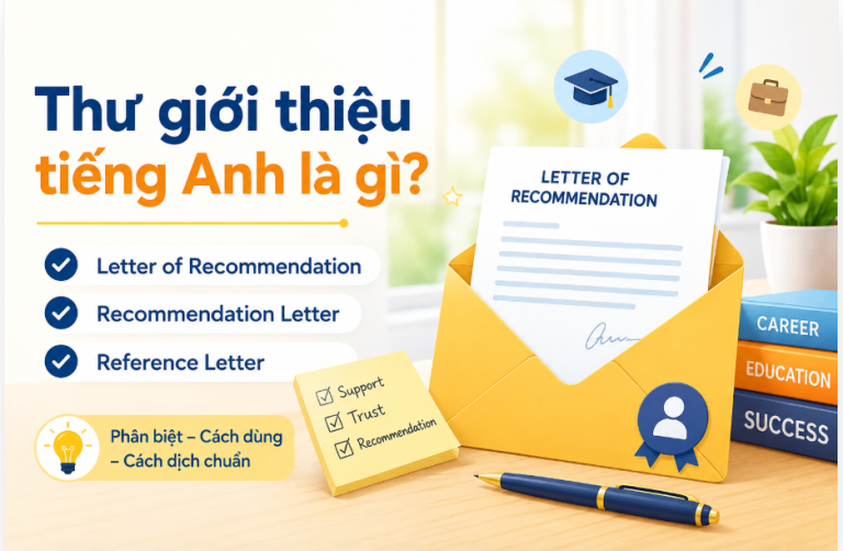 Thư giới thiệu tiếng Anh là gì