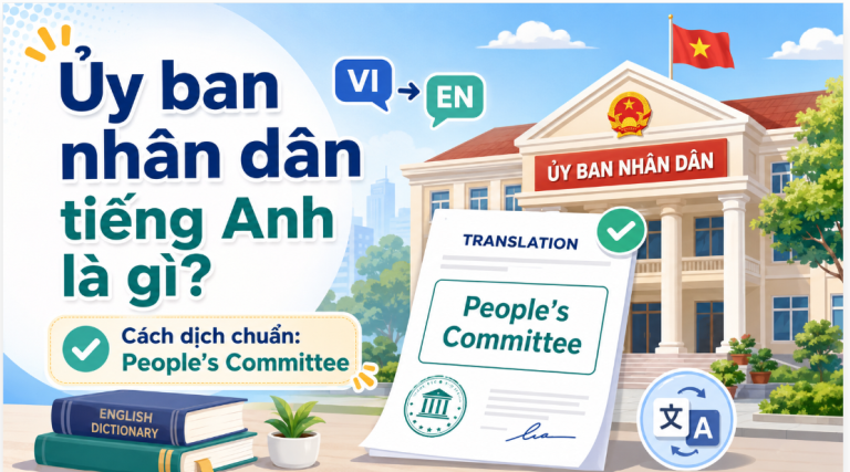 Ủy ban nhân dân tiếng Anh là gì