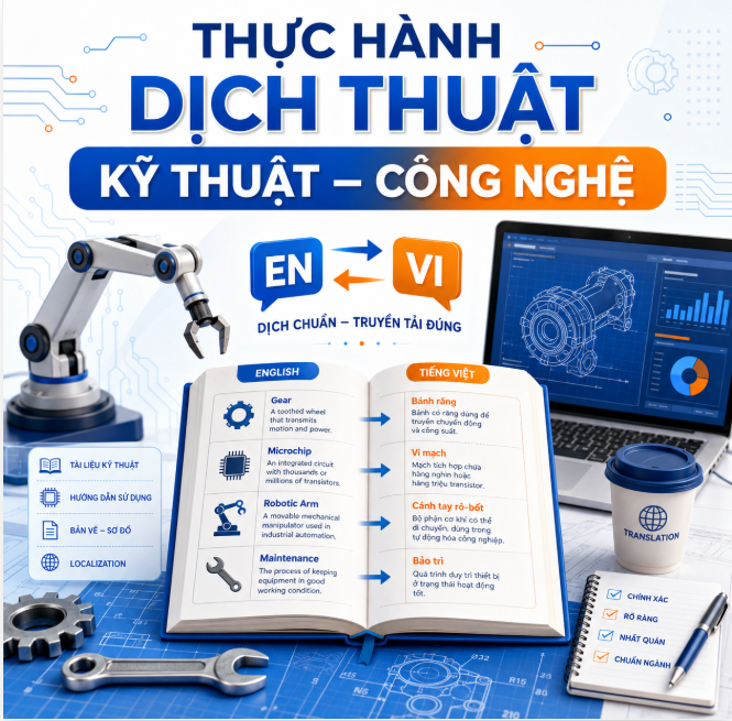 Thực hành dịch thuật kỹ thuật - công nghệ