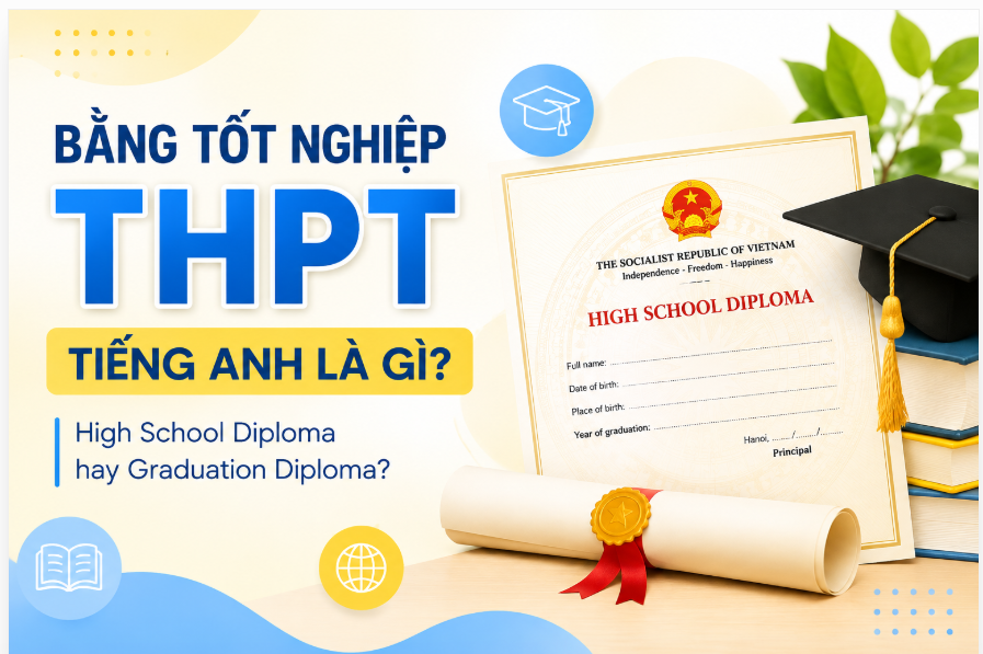 bằng tốt nghiệp THPT tiếng anh là gì
