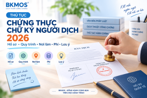 Thủ tục chứng thực chữ ký người dịch