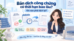 bản dịch công chứng có thời hạn bao lâu
