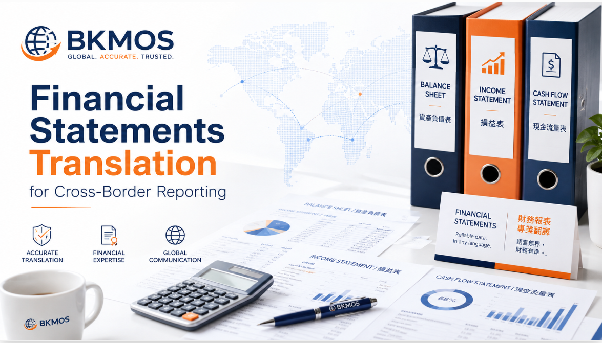 Financial statements translation for cross-border reporting by BKMOS