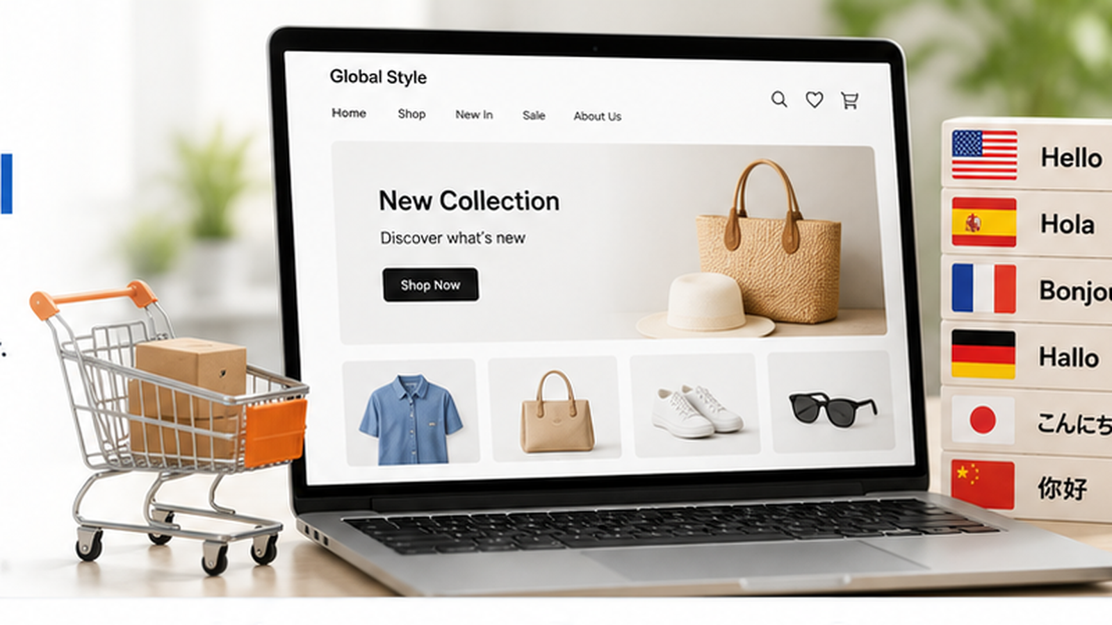 Multilingual online store translation and e-commerce localization by BKMOS