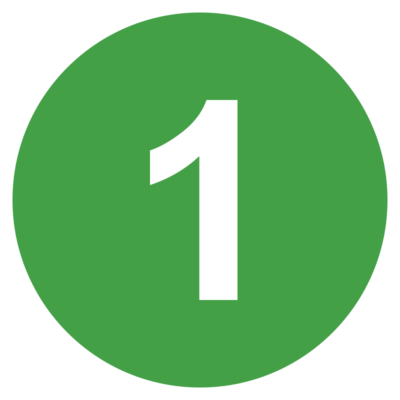 Eo circle green number 1.svg