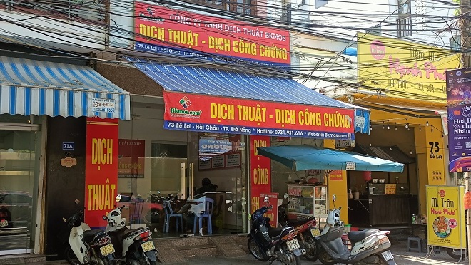 Văn phòng Dịch thuật Đà Nẵng BKMOS tại 73 Lê Lợi, Hải Châu